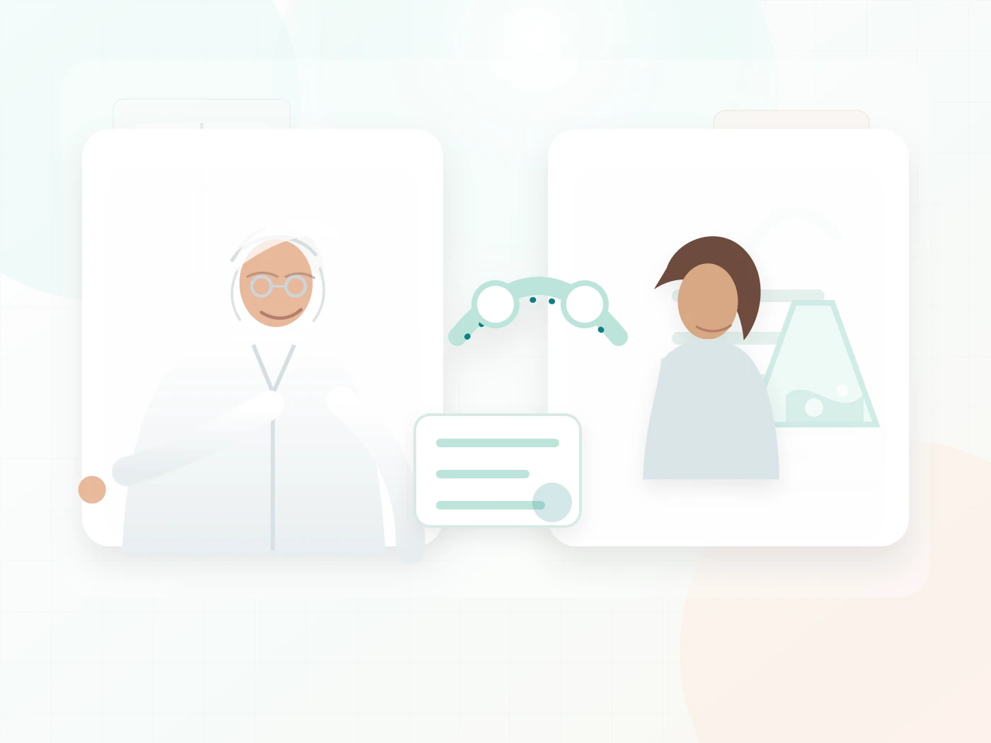 Illustration: Kooperation zwischen Ordination und Kinderwunschinstitut